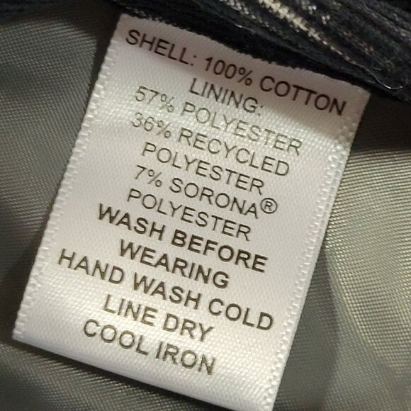 Tommy Bahama Corduroy Vest Mens Medium Puffer Jacket Reversible Full Zip Rare - Picture 15 of 15